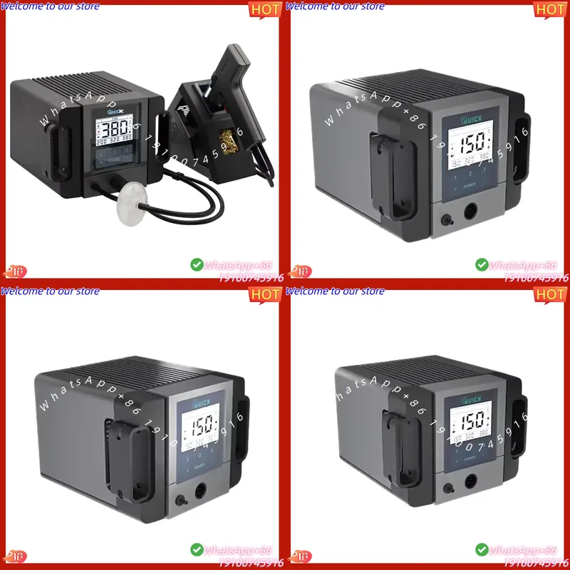 Desoldering Pump Electric Vacuum Station - Estação de Dessoldagem QUICK TV2 2026,