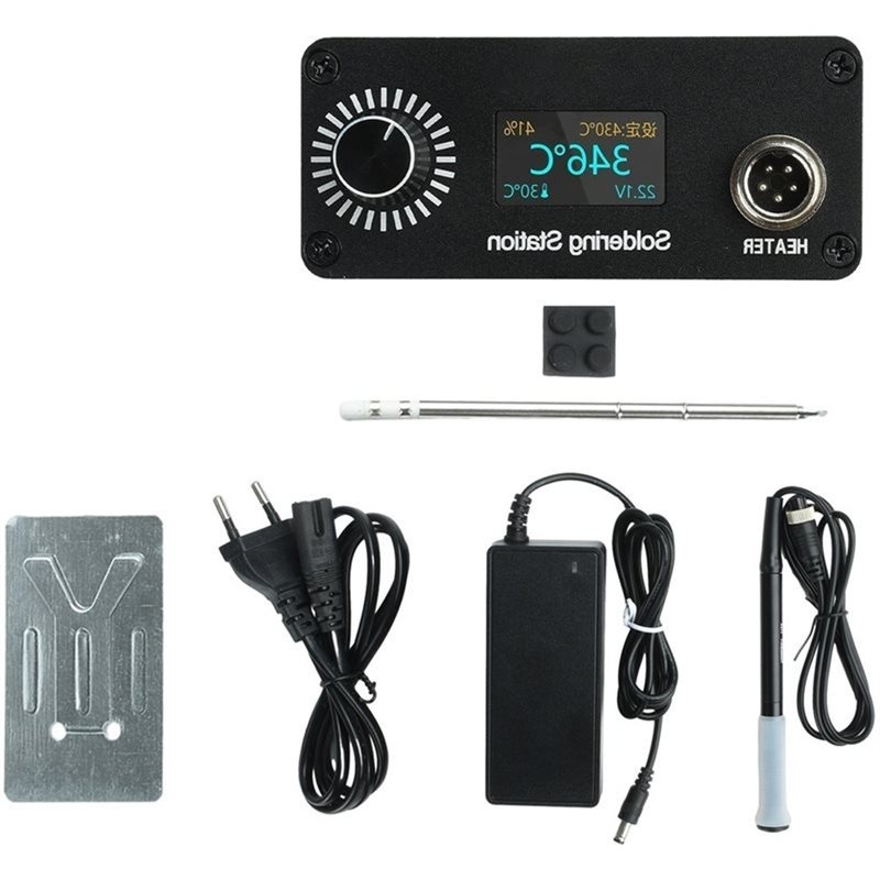 Estação de Soldagem Portátil A - T12 Soldering Station Oled avaliação e preço