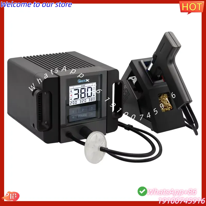 Estação de Dessoldagem QUICK T - Desoldering Pump Electric Vacuum Station avaliação e preço